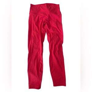 Women's Hot Pink Hey Nuts Gym Leggings Size Medium